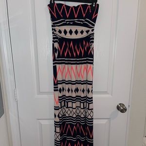 Aztec maxi Dress size Small